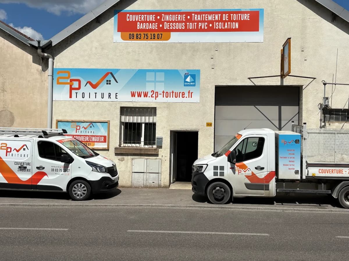 Façade de l'entreprise 2P Toiture